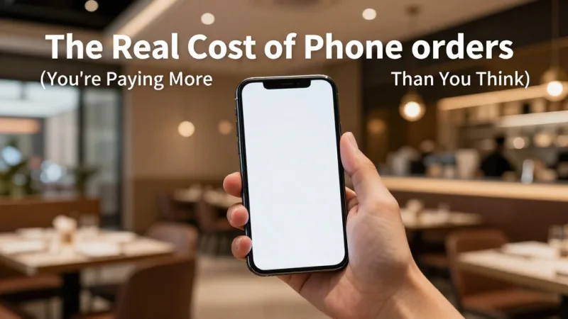 The Real Cost of Phone Orders (You're Paying More Than You Think) - AI Voice Ordering for Restaurants: Automate Phone Orders 24/7 — KwickOS