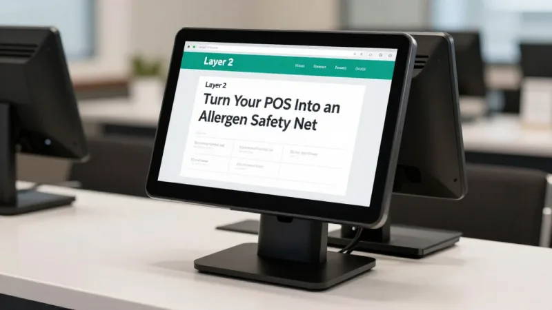 Layer 2: Turn Your POS Into an Allergen Safety Net - Allergen Management for Restaurants: Protect Customers and Your Business — KwickOS