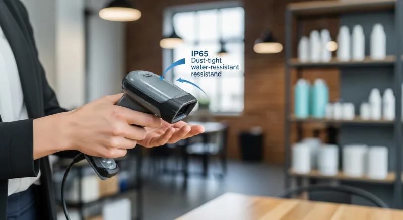 Durability Ratings: What IP65 Actually Means for Your Scanner - Barcode Scanners for POS: Wired, Wireless, and 2D Compared — KwickOS