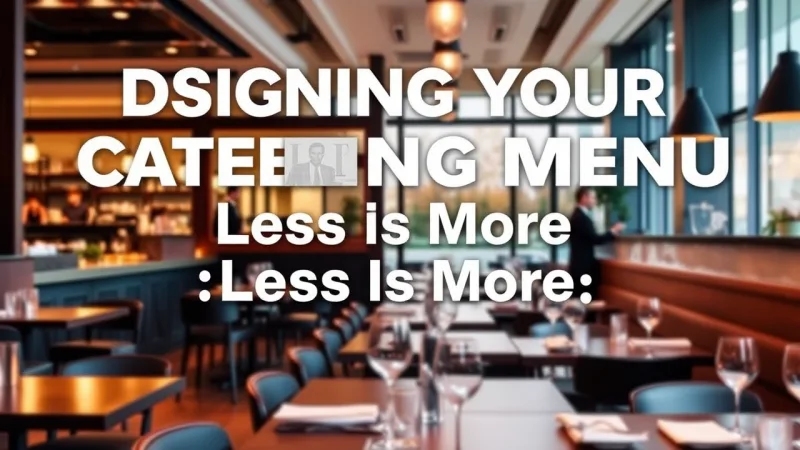 Designing Your Catering Menu: Less Is More - BBQ Catering: The Most Profitable Side Business for Any Smokehouse — KwickOS