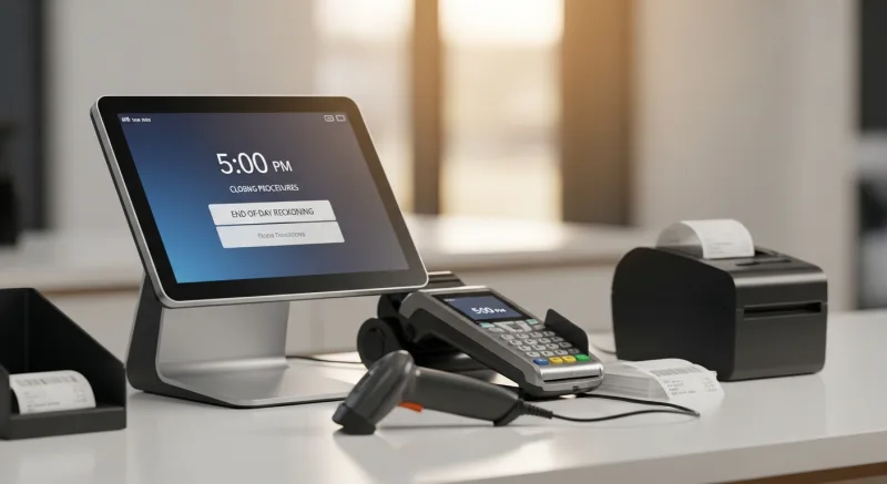 5:00 PM — Closing Procedures and the End-of-Day Reckoning - Best All-in-One POS System for Bakeries: A Day-in-the-Life Guide
