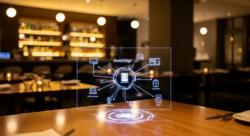 How KwickSign Works: The Technical Architecture - Your TV Is Already Hanging on the Wall. Here's How to Turn It Into a $0 Marketing Machine.