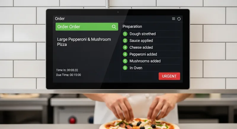 Kitchen Display: Why Pizza KDS Is Different - Independent Pizza Shops Gave DoorDash $14,400 Last Year — An Operating System Gets It Back