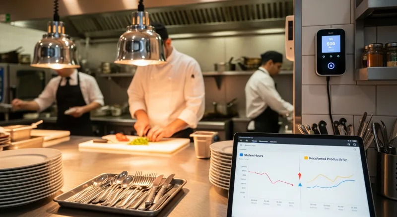 The Real Cost of Time Theft (And the ROI of Eliminating It) - Restaurant Employee Theft Costs $35 Billion/Year. Fingerprint Authe...