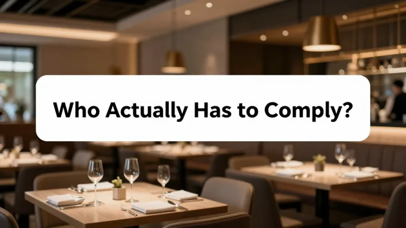 Who Actually Has to Comply? - Calorie Menu Labeling: FDA Requirements and POS Integration — KwickOS