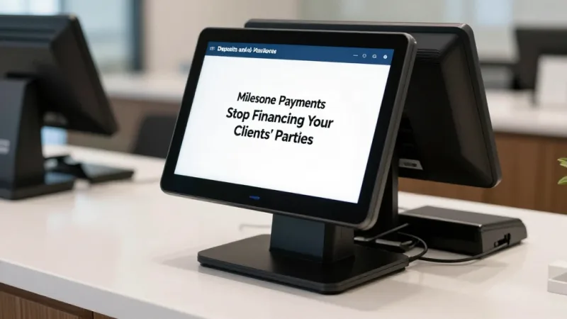 Deposits and Milestone Payments: Stop Financing Your Clients' Parties - Catering Company POS: Events, Invoicing, and Deposit Management — KwickOS