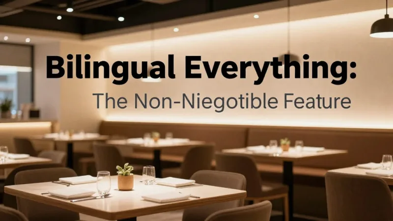 Bilingual Everything: The Non-Negotiable Feature - Chinese Restaurant POS: Dim Sum, Family Style, and Banquet Modes — KwickOS