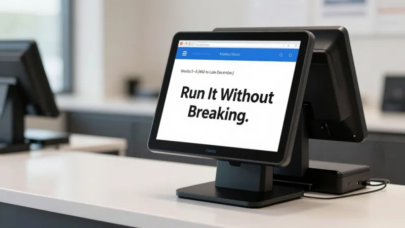 Weeks 5–6 (Mid-to-Late December): Run It Without Breaking - Christmas Season Restaurant Strategy: 6 Weeks of Peak Revenue — KwickOS