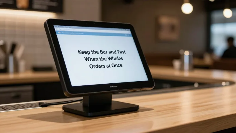 Keep the Bar and POS Fast When the Whole Room Orders at Once - Cinco de Mayo Marketing: Beyond Margarita Specials — KwickOS
