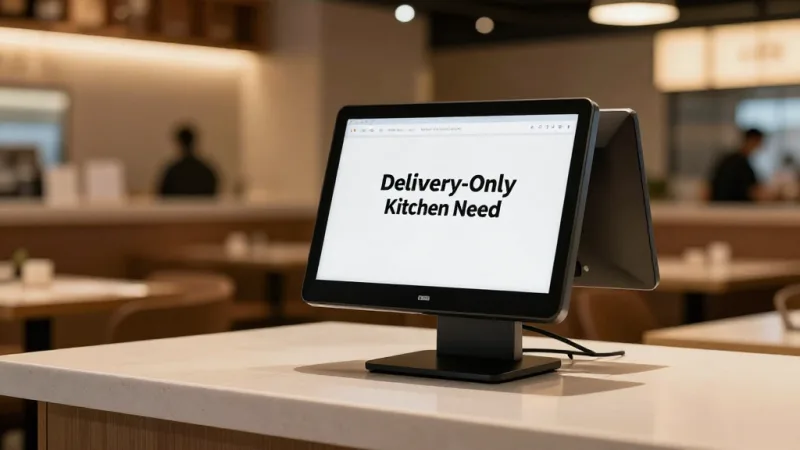 Why a Delivery-Only Kitchen Still Needs a Real POS - Cloud Kitchen Shared Spaces: Start a Restaurant for $5,000 — KwickOS