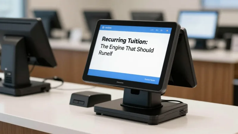 Recurring Tuition: The Engine That Should Run Itself - Daycare & Childcare POS: Recurring Tuition Billing and Attendance — KwickOS