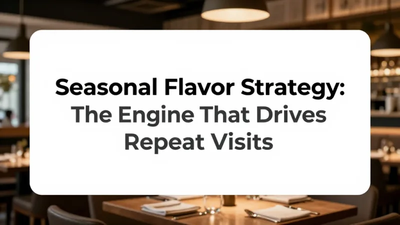 Seasonal Flavor Strategy: The Engine That Drives Repeat Visits - Dessert Shop Operations: High-Margin Treats, Happy Customers — KwickOS