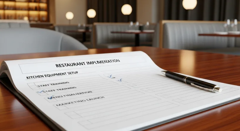 Implementation Checklist - Digital Menu Boards for Restaurants: Complete Setup Guide