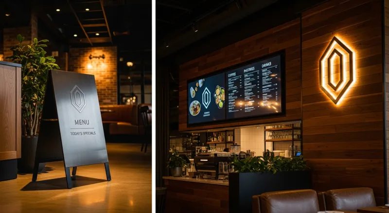 Standalone vs. Integrated Signage - Digital Signage for Restaurants: The Complete Guide &mdash; KwickOS
