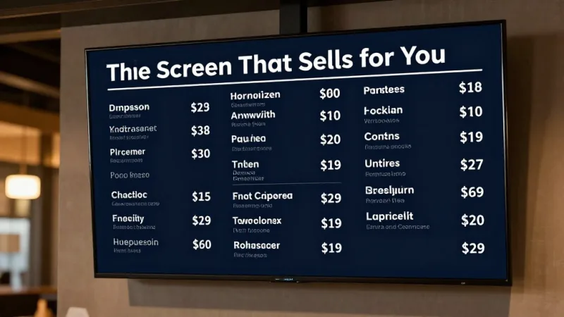 Digital Menu Boards: The Screen That Sells for You - Drive-Thru Technology 2026: AI Ordering, LPR, and Speed — KwickOS