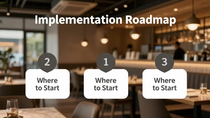 Implementation Roadmap: Where to Start - Drive-Thru Technology 2026: AI Ordering, LPR, and Speed — KwickOS