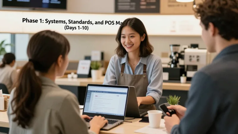 Phase 1: Systems, Standards, and POS Mastery (Days 1-10) - Fine Dining Staff Training: 30-Day Program for Service Excellence — KwickOS