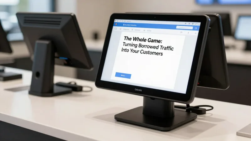 The Whole Game: Turning Borrowed Traffic Into Your Customers - Food Hall Vendor Guide: How to Run a Profitable Stall — KwickOS