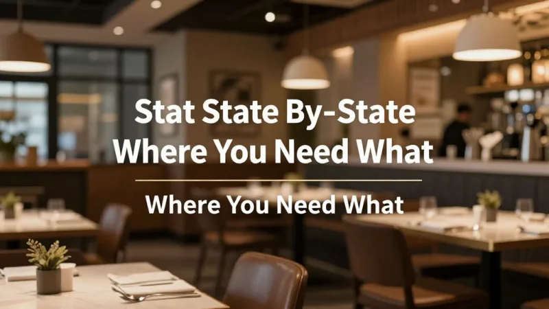 State-by-State Requirements: Where You Need What - Food Safety Certification Guide: Requirements, Costs, and How to Pass — KwickOS
