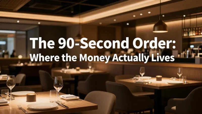 The 90-Second Order: Where the Money Actually Lives - Food Truck Festival Strategy: Maximize Revenue at Every Event — KwickOS
