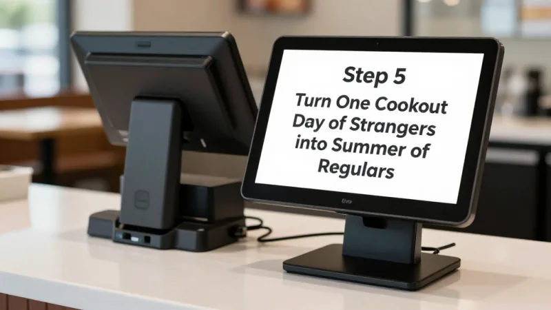 Step 5: Turn One Cookout Day of Strangers into a Summer of Regulars - 4th of July Restaurant Guide: BBQ, Catering & Patriotic Promotions — KwickOS