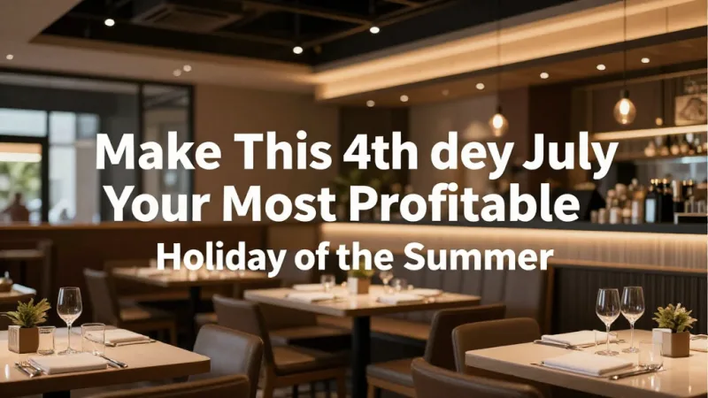 Make This 4th of July Your Most Profitable Holiday of the Summer - 4th of July Restaurant Guide: BBQ, Catering & Patriotic Promotions — KwickOS