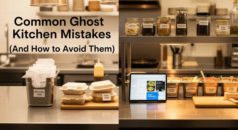 Common Ghost Kitchen Mistakes (And How to Avoid Them) - Ghost Kitchens: How to Launch a Delivery-Only Restaurant Brand