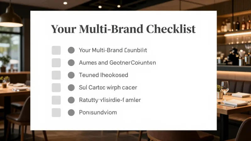 Your Multi-Brand Launch Checklist - Ghost Kitchen Multi-Brand: Run 5 Brands From 1 Kitchen — KwickOS