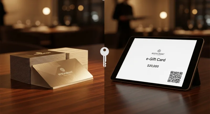 Physical Gift Cards vs. E-Gift Cards: What Is the Difference? - The $50 Gift Card That Brought In $247: A Beginner's Guide to Resta...