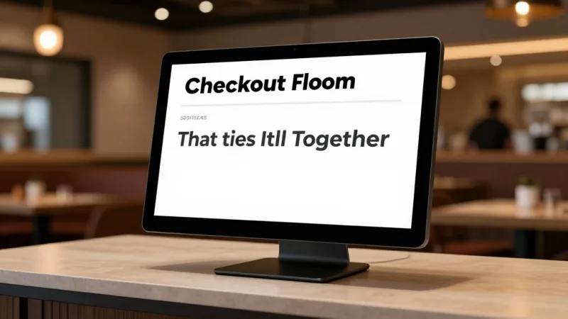 The Checkout Flow That Ties It All Together - Grocery Store POS: Scanning, Weighing, and EBT in One System — KwickOS