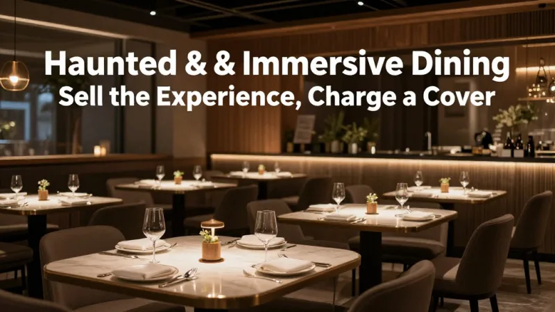 Haunted & Immersive Dining: Sell the Experience, Charge a Cover - Halloween Restaurant Marketing: Themed Events That Drive $4,000 Nights — KwickOS
