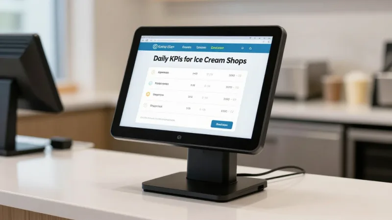 The Numbers That Matter: Daily KPIs for Ice Cream Shops - Ice Cream Shop Operations: Summer Rush Survival Guide — KwickOS