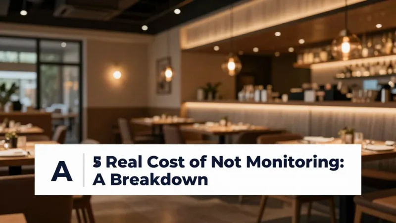 The Real Cost of Not Monitoring: A Breakdown - Smart Kitchen IoT Sensors: Prevent Equipment Failures and Food Loss — KwickOS