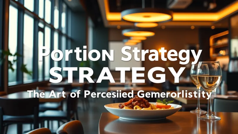 Portion Strategy: The Art of Perceived Generosity - Italian Restaurant Menu Design: Tradition Meets Profit — KwickOS