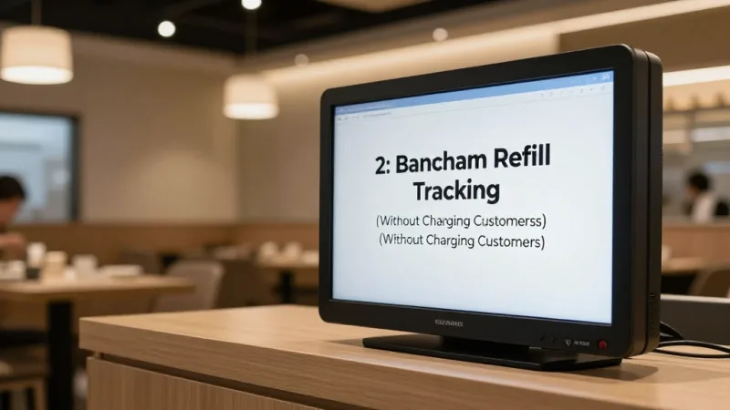 Feature 2: Banchan Refill Tracking (Without Charging Customers) - Korean Restaurant POS: BBQ Timers, Banchan Tracking, and Group Dining — KwickOS