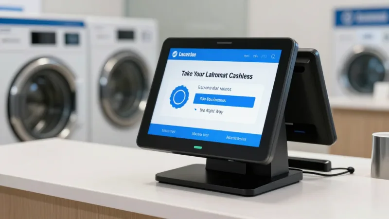 Take Your Laundromat Cashless — the Right Way - Laundromat POS: Cashless Payments, Loyalty, and Card-Based Wash Cycles — KwickOS