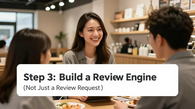 Step 3: Build a Review Engine (Not Just a Review Request) - Local SEO for Any Business: The Complete Guide to Ranking in Maps — KwickOS