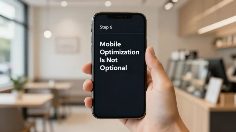Step 6: Mobile Optimization Is Not Optional - Local SEO for Any Business: The Complete Guide to Ranking in Maps — KwickOS