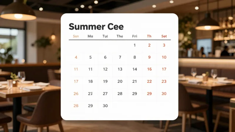 Planning the Summer Calendar - Memorial Day to Labor Day: Your Restaurant&rsquo;s Summer Revenue Playbook &mdash; KwickOS