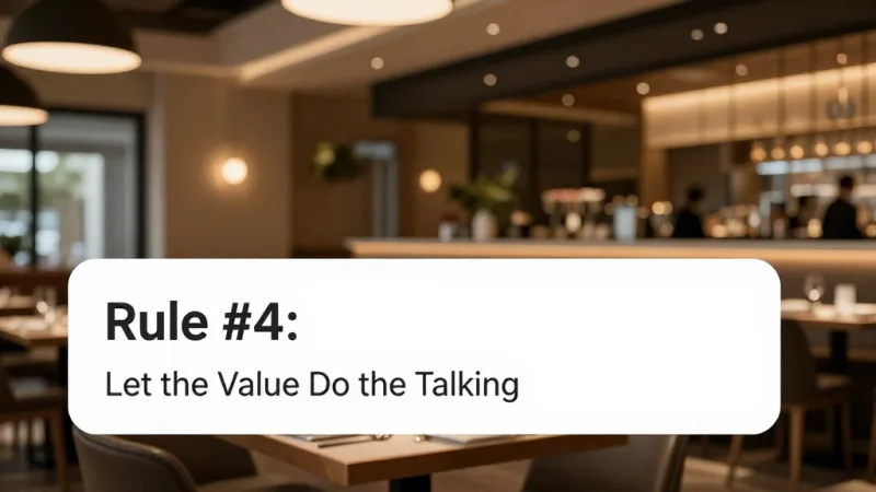 Rule #4: Let the Value Do the Talking - How to Raise Menu Prices Without Losing Customers — KwickOS