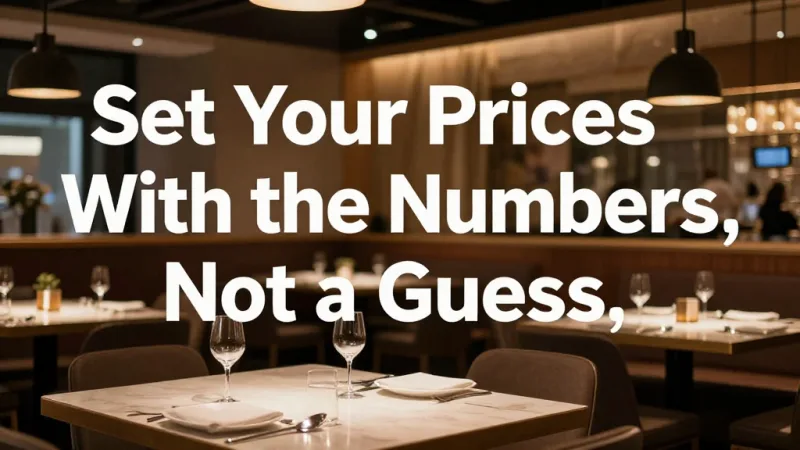 Set Your Prices With the Numbers, Not a Guess - Mexican Restaurant POS: Tacos, Combos & Fast Customization — KwickOS