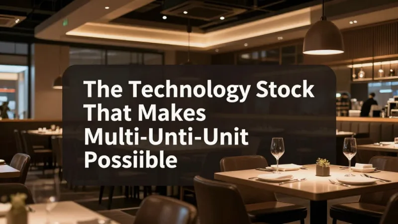 The Technology Stack That Makes Multi-Unit Possible - Multi-Unit Restaurant Management Systems: Scaling From 2 to 20 Locations — KwickOS