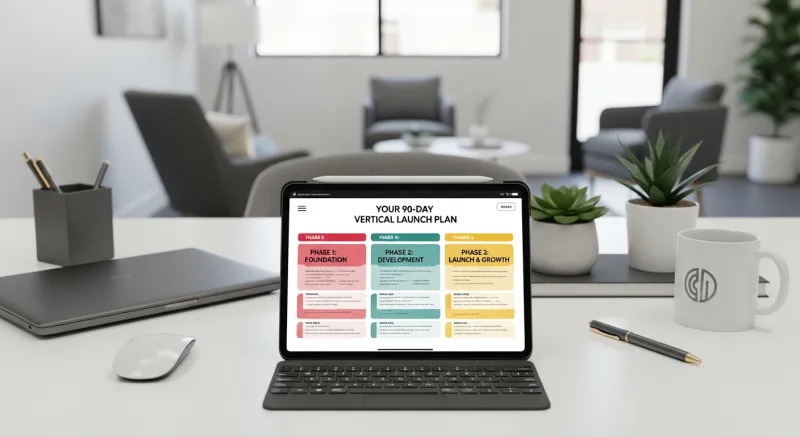 Your 90-Day Vertical Launch Plan - POS Reseller Niches: Why Specialists Earn 3x More Than Generalists — KwickOS
