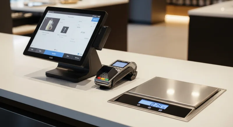 How POS-Integrated Scales Actually Work - POS Scale Integration: Weigh-and-Price for Deli, Butcher, and Grocery — KwickOS