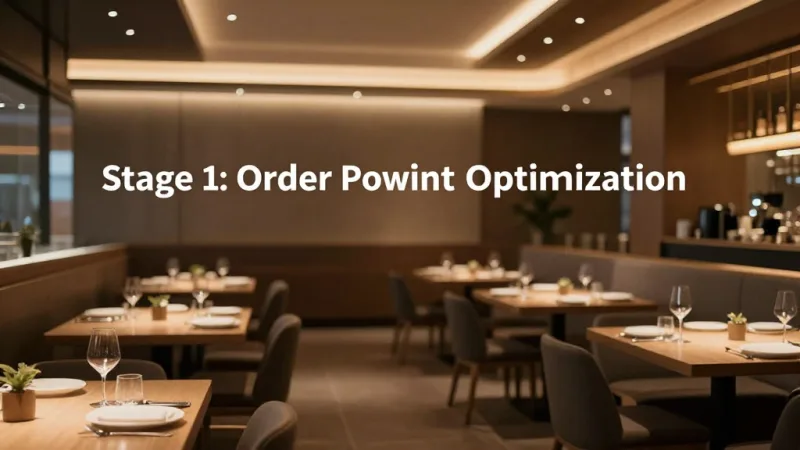 Stage 1: Order Point Optimization - QSR Speed of Service: Hit 3-Minute Drive-Thru Every Time — KwickOS
