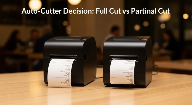The Auto-Cutter Decision: Full Cut vs Partial Cut - Receipt Printers: Thermal vs Impact for POS — KwickOS