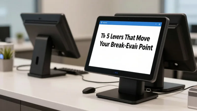 The 5 Levers That Move Your Break-Even Point - Restaurant Break-Even Analysis: Calculate Your Daily Cover Target — KwickOS