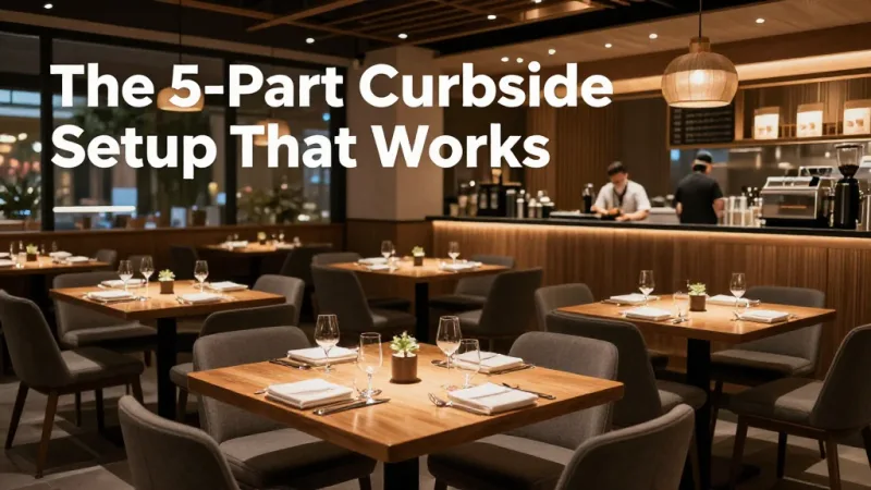 The 5-Part Curbside Setup That Works - Curbside Pickup Setup: The Zero-Cost Delivery Alternative for Restaurants — KwickOS