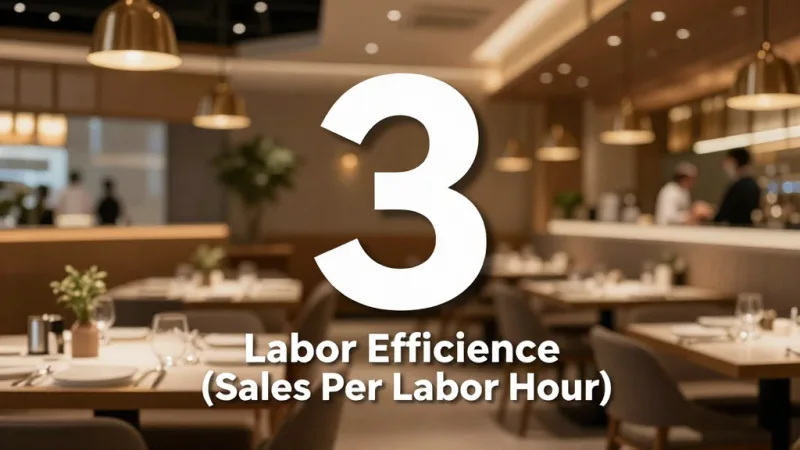 Number 3: Labor Efficiency (Sales Per Labor Hour) - Restaurant Data Analytics for Beginners: What Your POS Is Telling You — KwickOS
