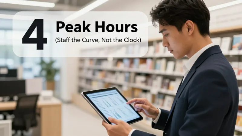 Number 4: Peak Hours (Staff the Curve, Not the Clock) - Restaurant Data Analytics for Beginners: What Your POS Is Telling You — KwickOS